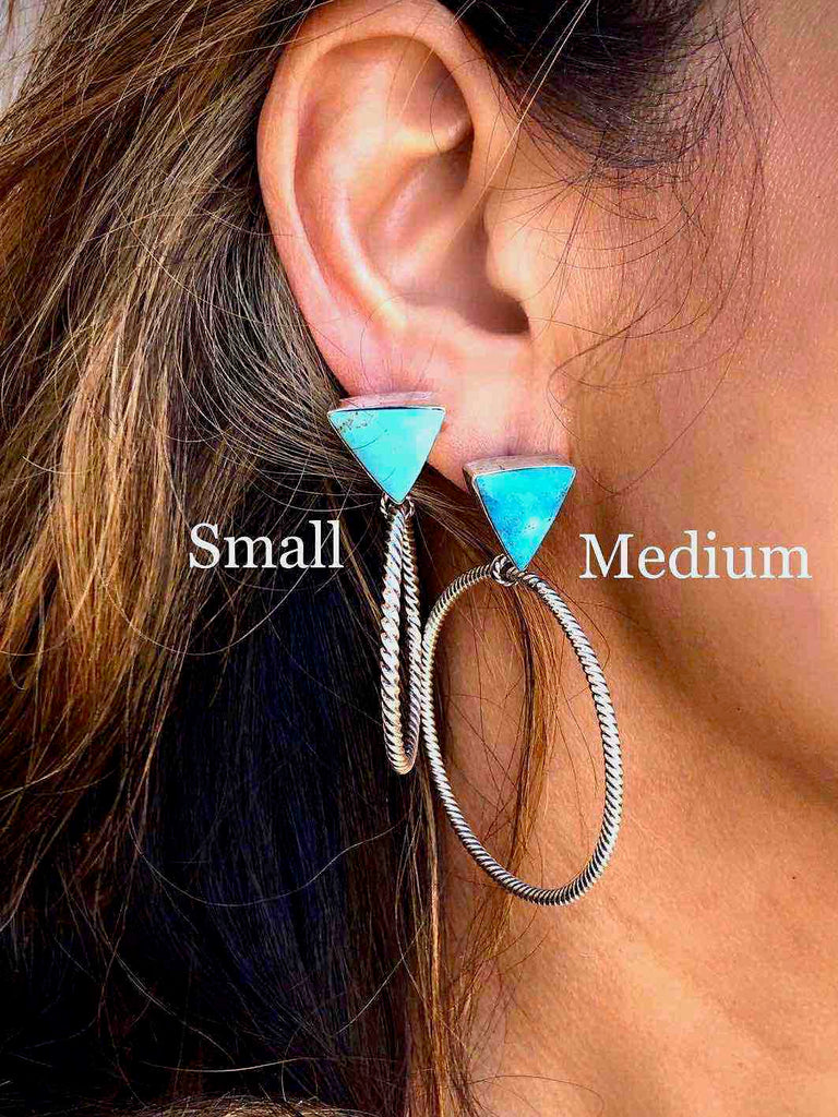RTS ★ TWIST AGAIN* HOOPS ★ Triangle