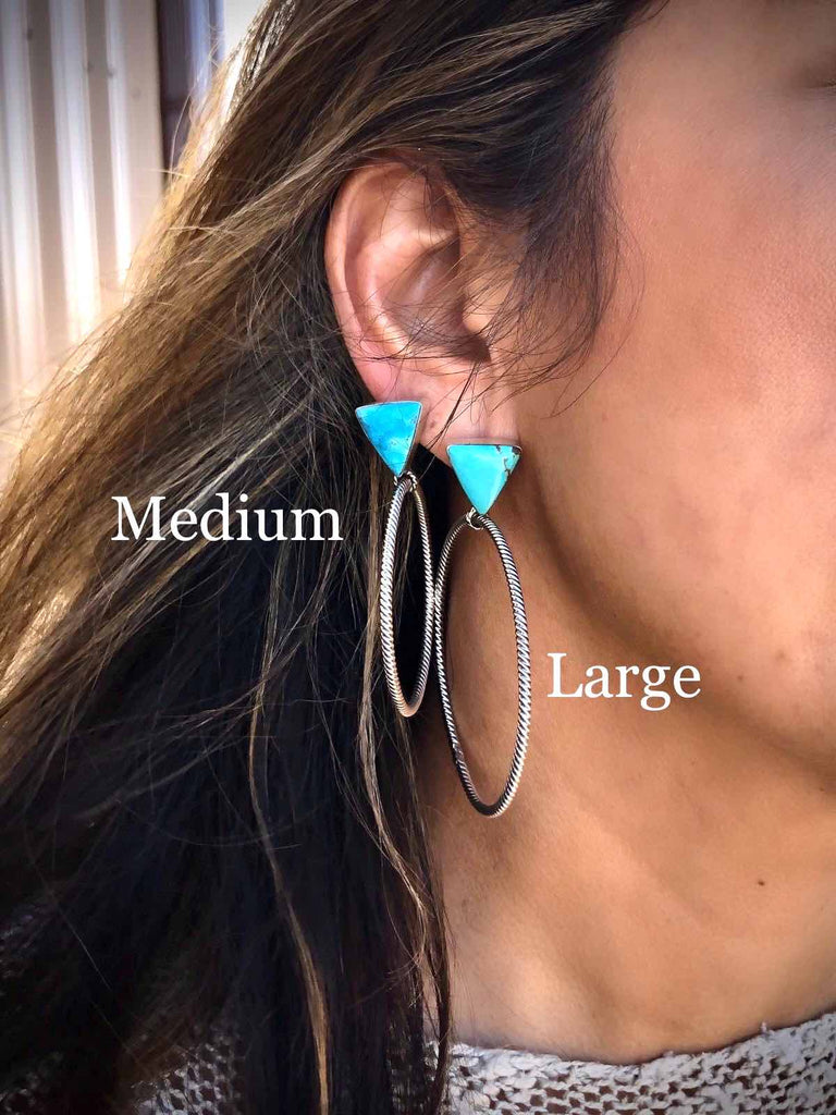 RTS ★ TWIST AGAIN* HOOPS ★ Triangle