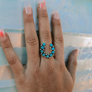 RTS ★ Turquoise Horseshoe Ring