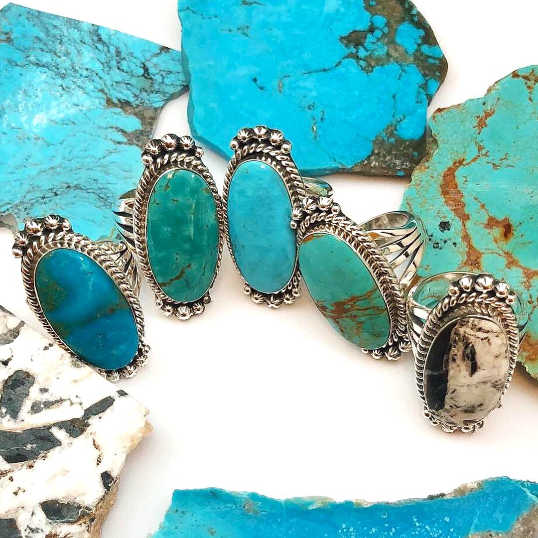 Navajo Chunky Stone Ring – Turquoise Tuesday